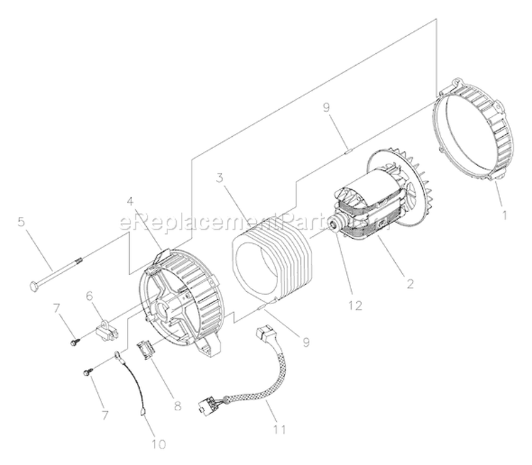 Page A Diagram and Parts List for 030215-1  Briggs and Stratton Generator